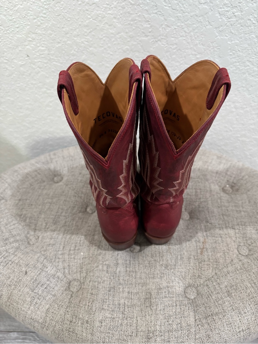 Tecovas Jamie Redwood Goat Boots - Picture 3 of 4